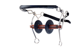 TRUST bit leather hackamore combi short/long