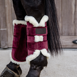 Kentucky Brushing Boots Velvet Contrast