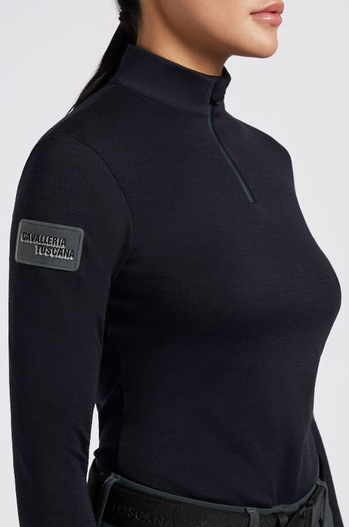 CT Tech Wool Half Zip Training L/S Turtleneck