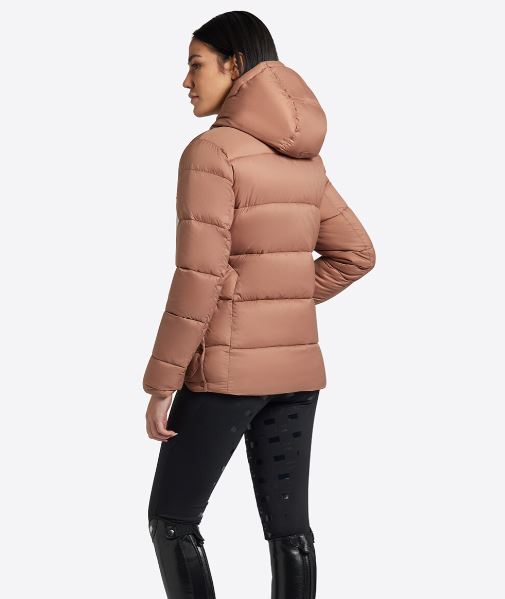 RG Nylon Quilted Hooded Puffer Jacka