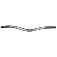 KONIC Pannband Strass 2 rader - "WAVE"