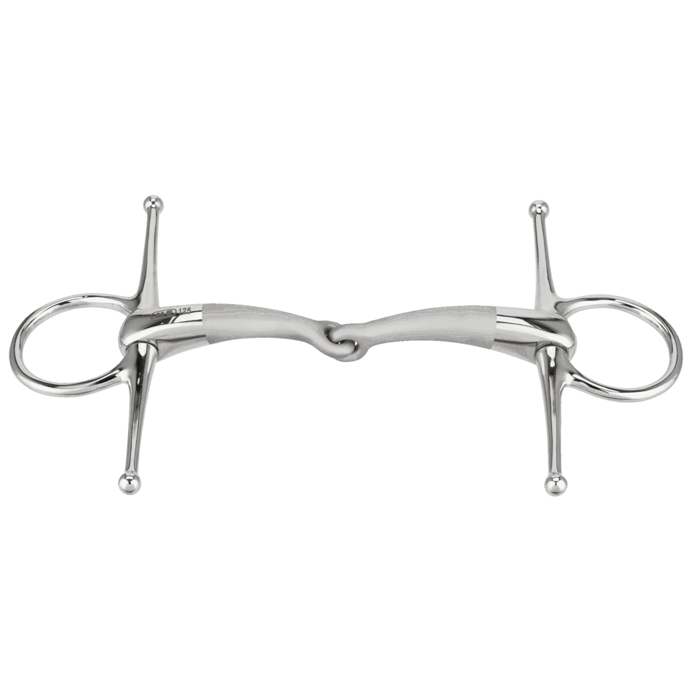 SATINOX Full Cheek bit 14 mm single jointed - Stainless steel