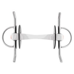 Nathe Full Cheek snaffle 20 mm with flexible Mullen Mouth
