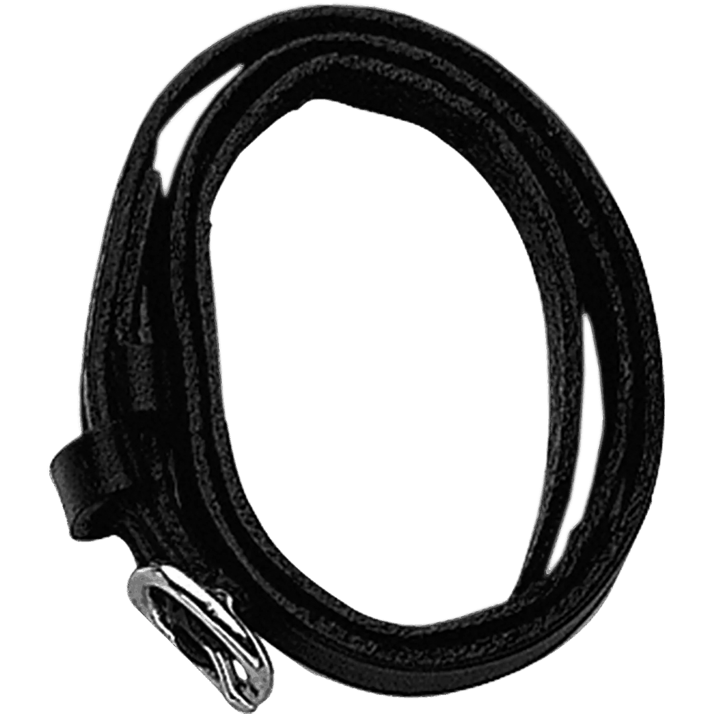 KK leather curb strap 59 cm black