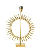 Table Lamp Starburst Sun Shiny Gold