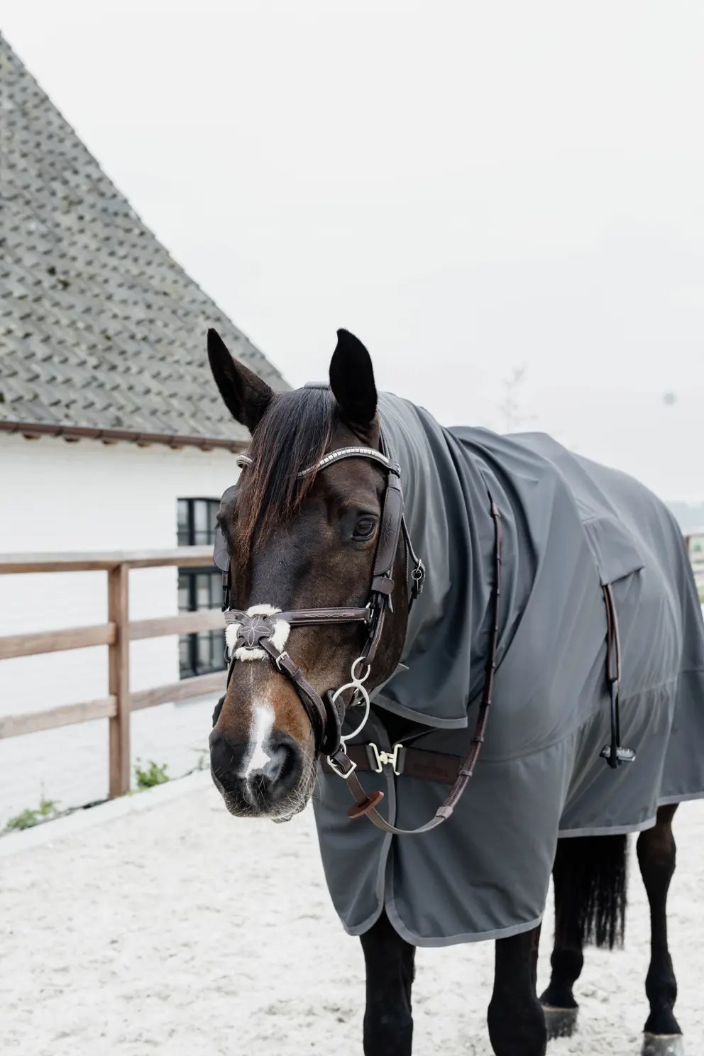 Kentucky Horse Raincoat Hurricane with stirrup holes