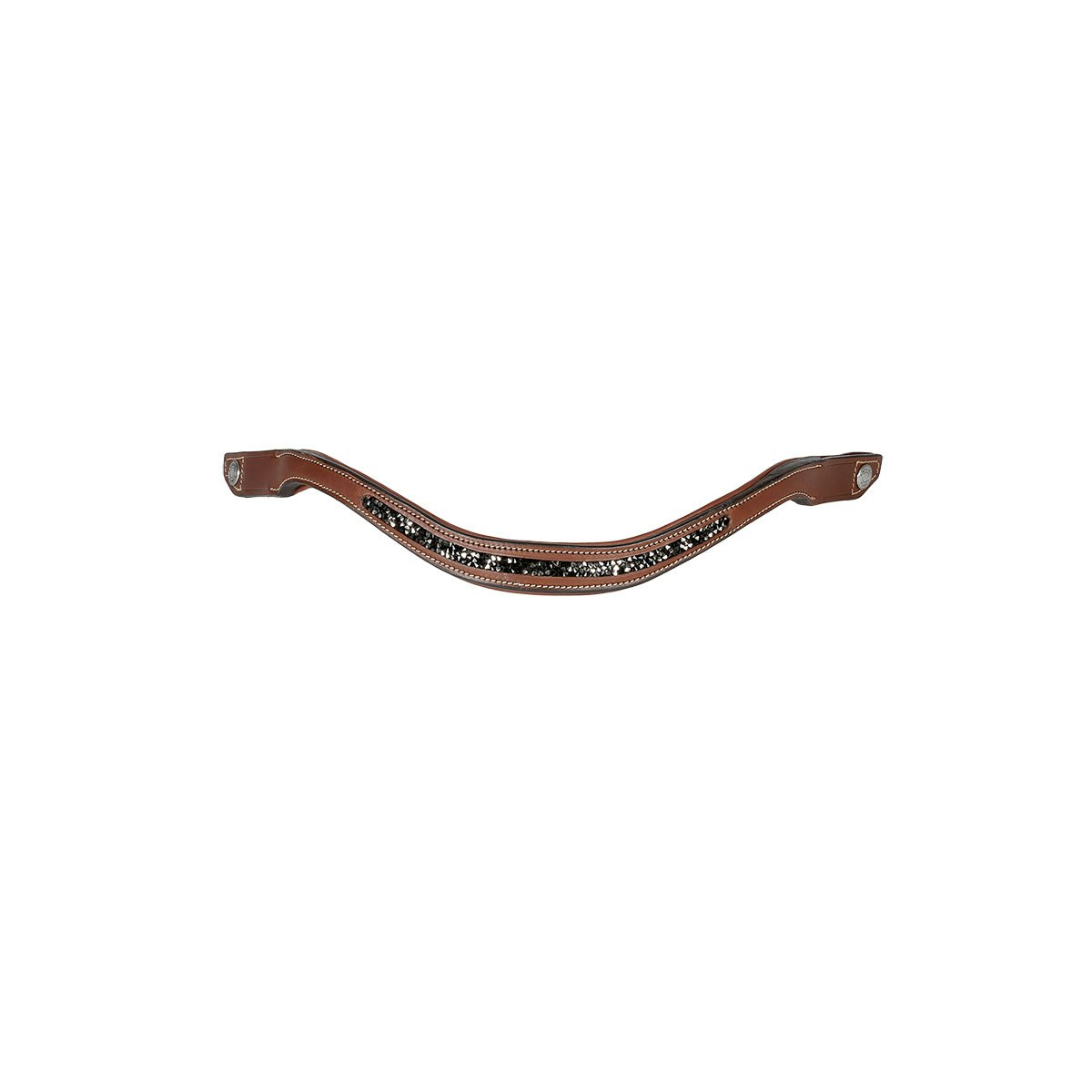 Antarès Precision Crystal pannband – svart glitter