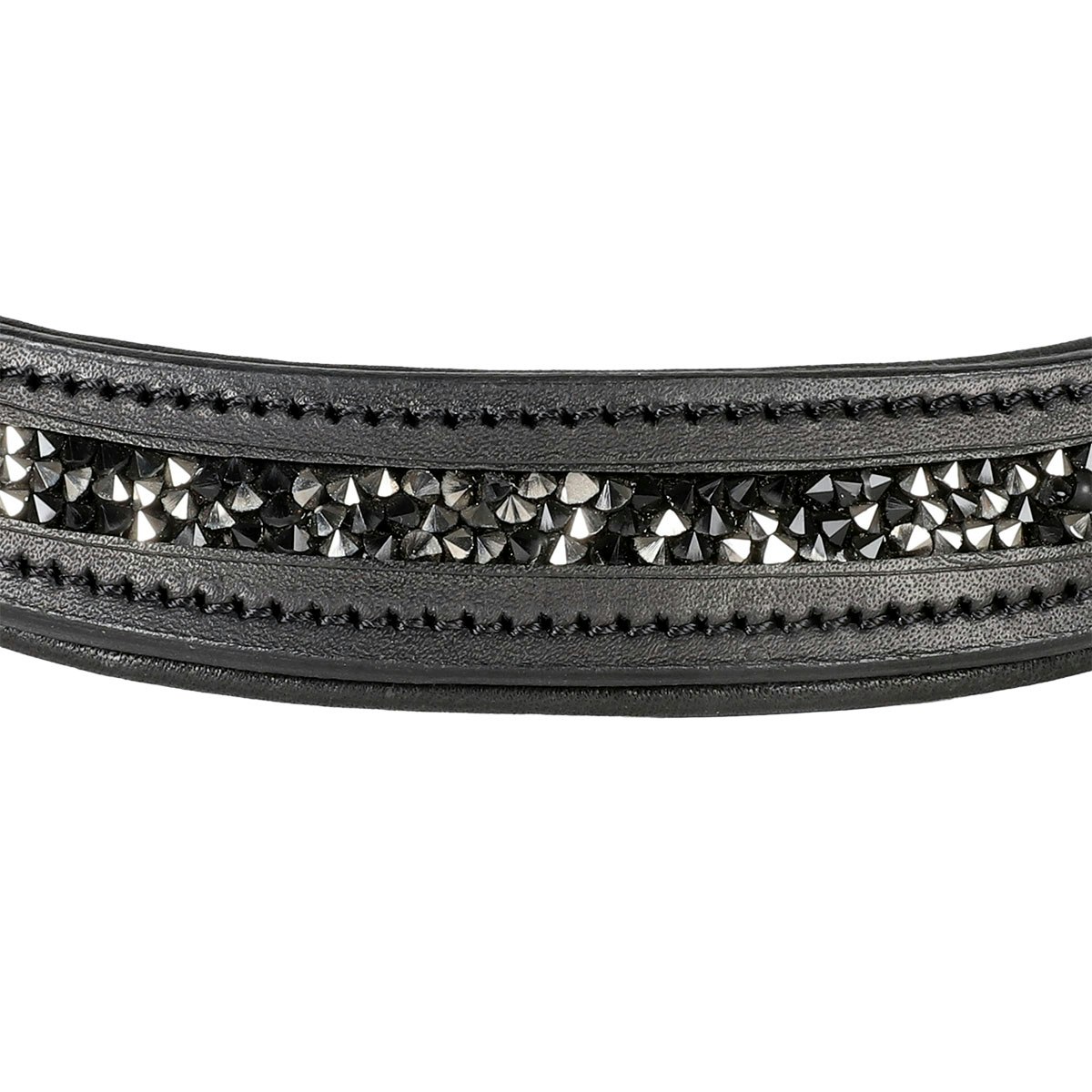 Antarès Precision Crystal pannband – svart glitter
