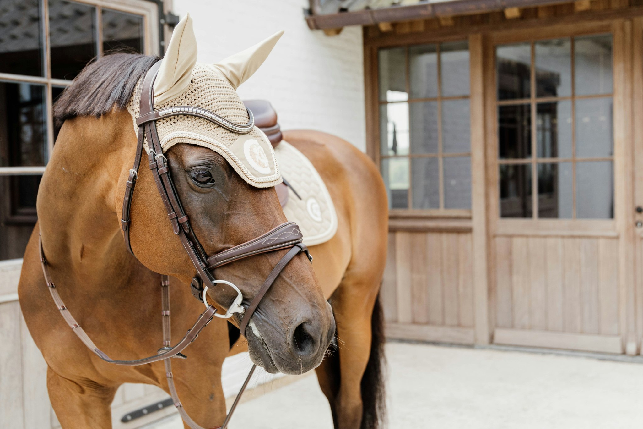 Kentucky Horsewear Fly Veil Wellington 3D Logo Rope