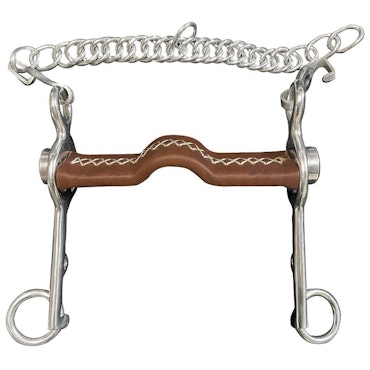JumpIn Flat reclining cannon Pelham bit leather covered Sam Marsh