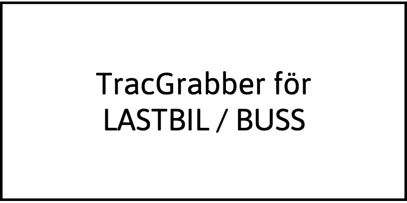 For lastebiler og busser - TracGrabber