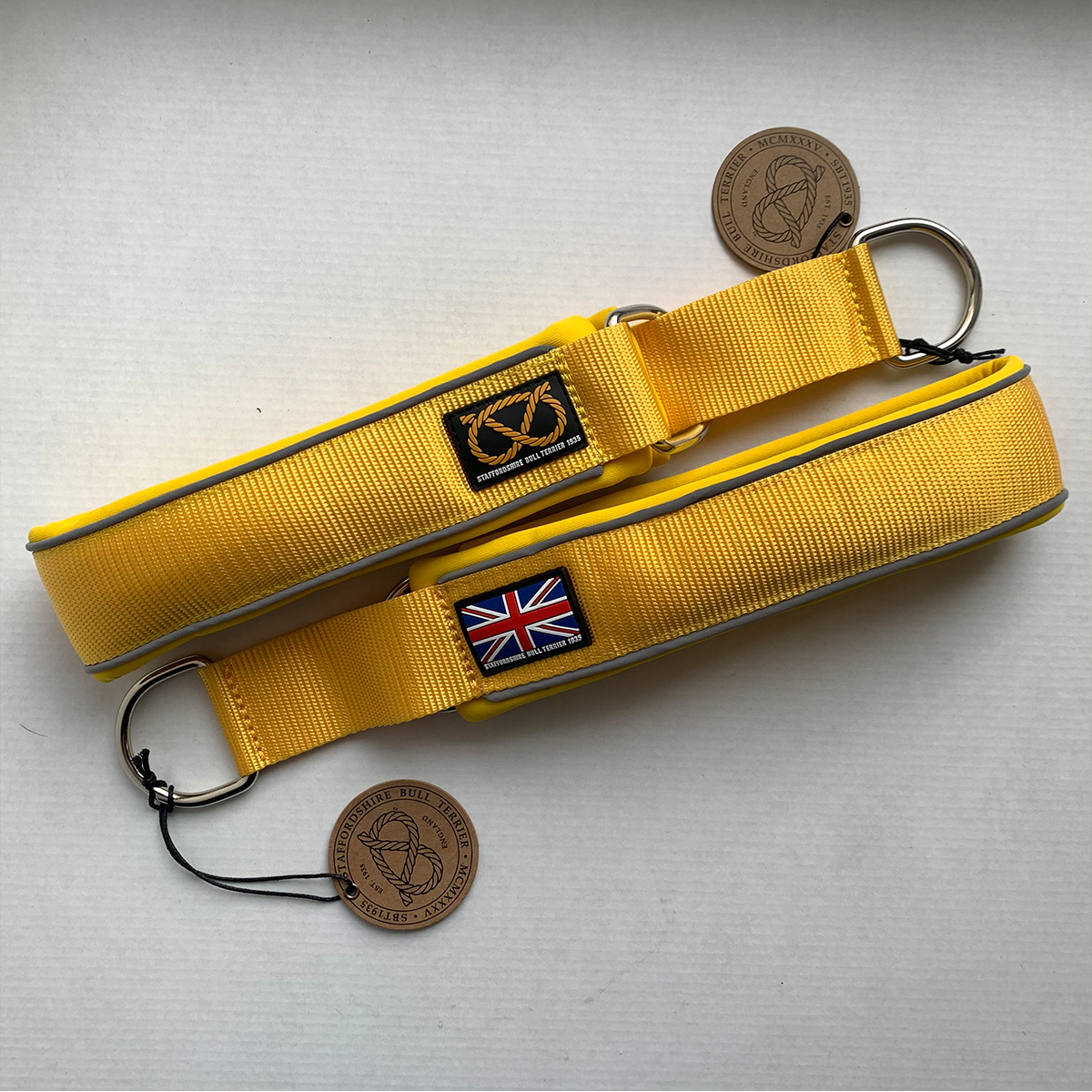 Martingale Collar - Yellow - Staffordshire Bull Terrier 1935