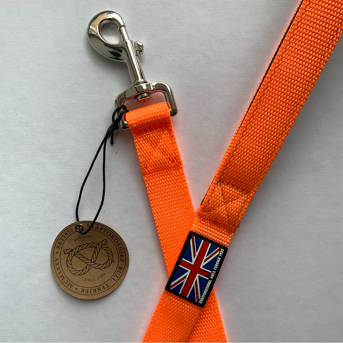 Nylon Leash - Orange - Normal - Staffordshire Bull Terrier 1935