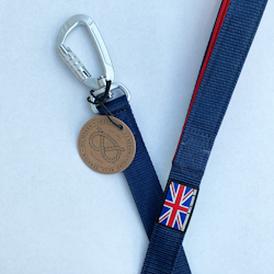 Nylon Leash - Huey Union Jack - Carabiner - Staffordshire Bull Terrier 1935