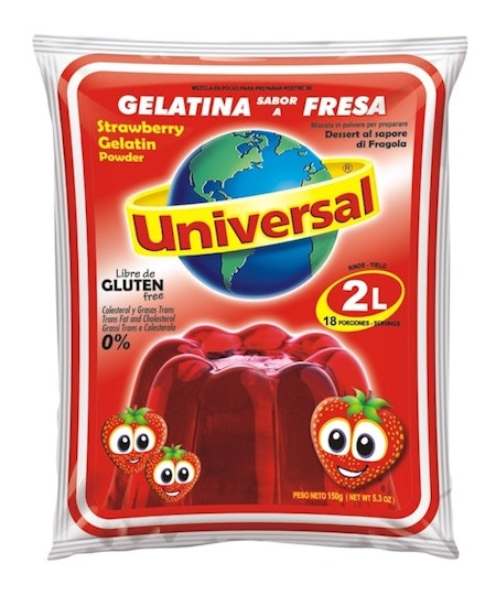 Gelatina CalNort GF "Fresa" Jordgubb