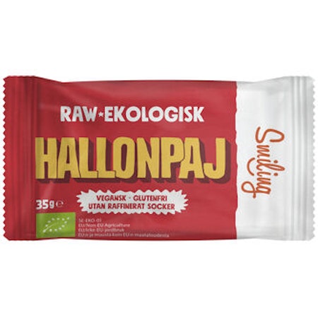 Hallonpaj Energibar Smiling 35g