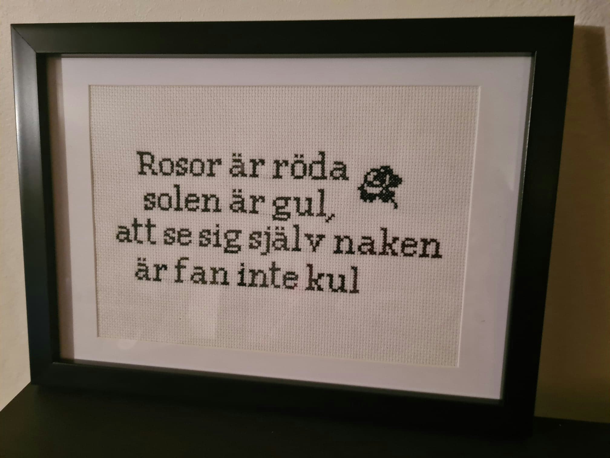 Citat-Tavla Rosor är röda...