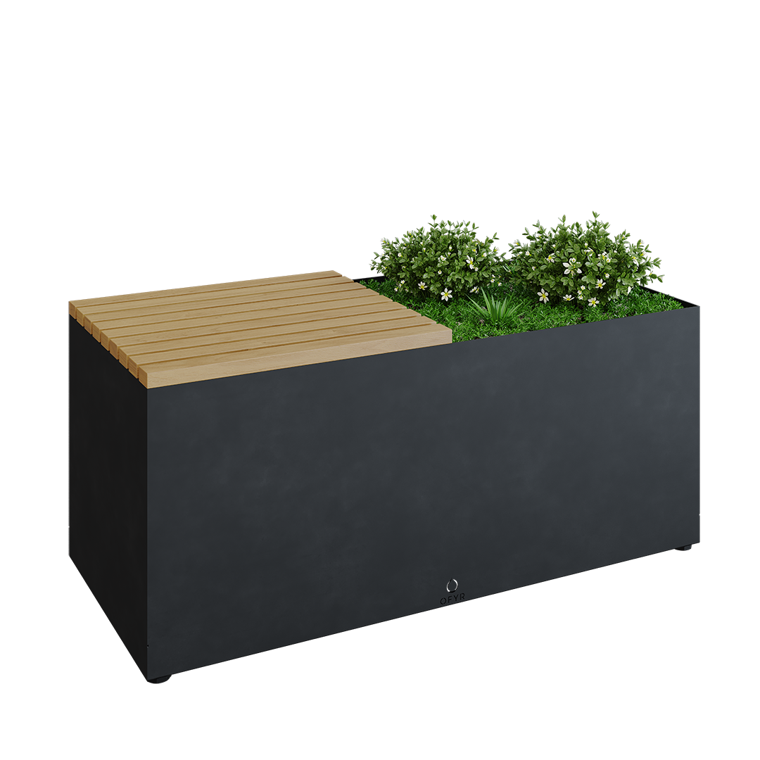 OFYR Herb Garden Bench Black