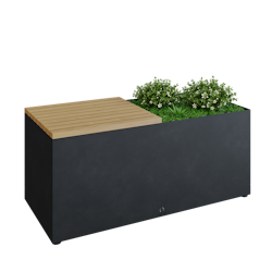 OFYR Herb Garden Bench Black