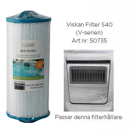 Spafilter Sc719 Viskan V-serien 2019- mm