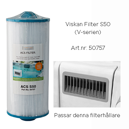 Spafilter Sc766 Viskan V-serien 2018 mm
