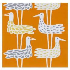 Klippan Yllefabrik grytlapp Shore Birds orange