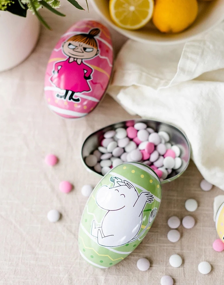 Mumin påskägg i plåt Lilla My