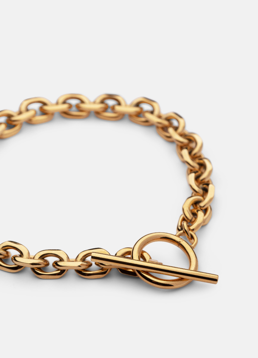 Skultuna Unité chain armband guld Medium