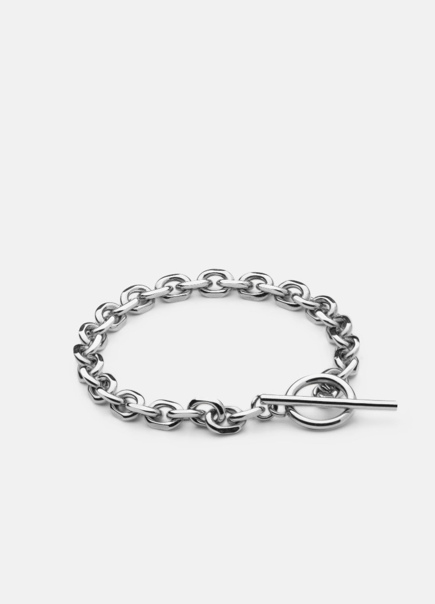 Skultuna Unité chain armband polished steel