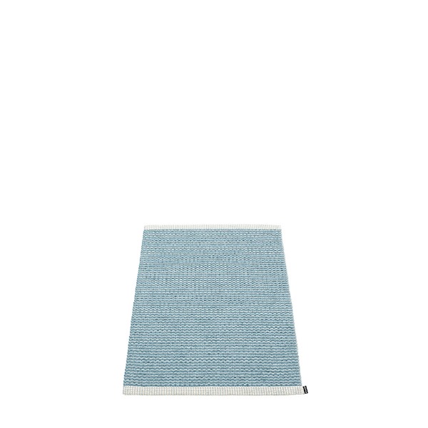 Pappelina matta Mono Blue Fog · Dove Blue 60x85 cm