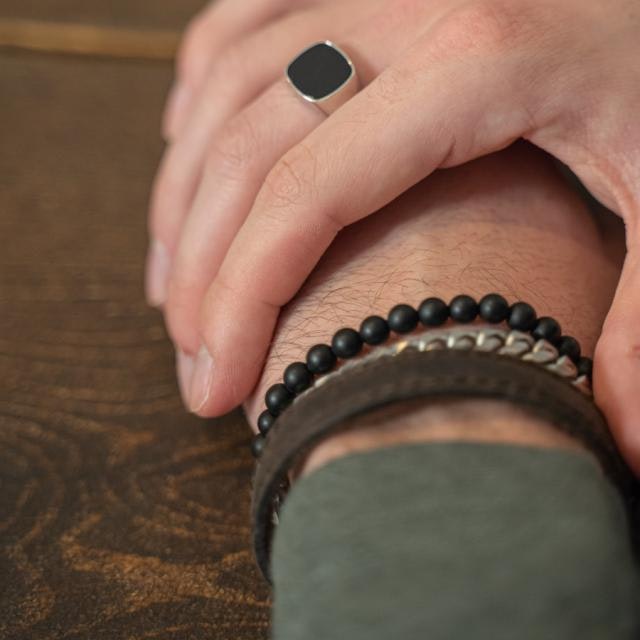 Son of Noa armband Black onyx
