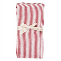 Chamois Stripe servetter 2-pack Red