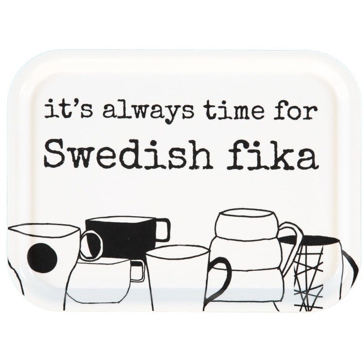 Erika Tubbin "Swedish fika" liten bricka