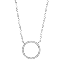 Joanli Nor halsband Anna cirkel silver