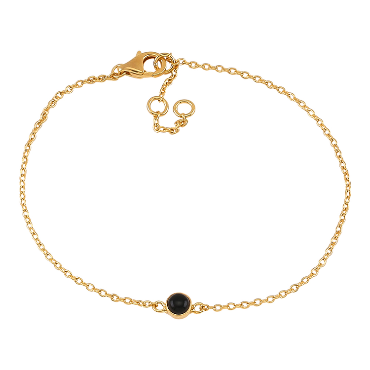 Nordahl Jewellery armband Sweets guld med svart onyx - Designbutiken  Strängnäs