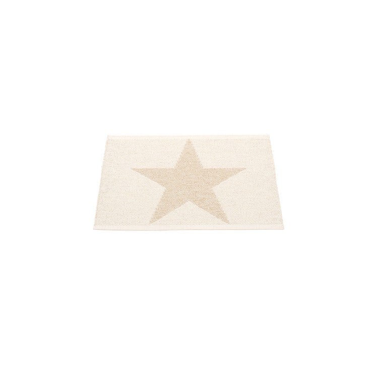 Pappelina matta Viggo Star beige metallic · vanilla 70x50 cm
