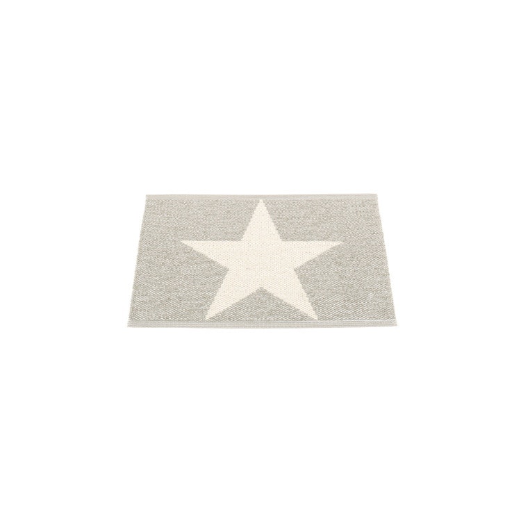 Pappelina matta Viggo Star stone metallic · vanilla 70x50 cm