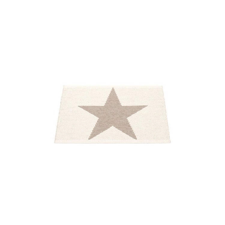 Pappelina matta Viggo One Mud · Vanilla 70x50 cm