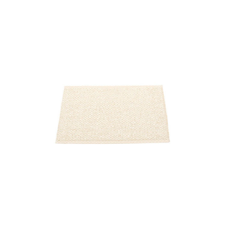 Pappelina matta Svea Vanilla · Beige Metallic 70x50 cm