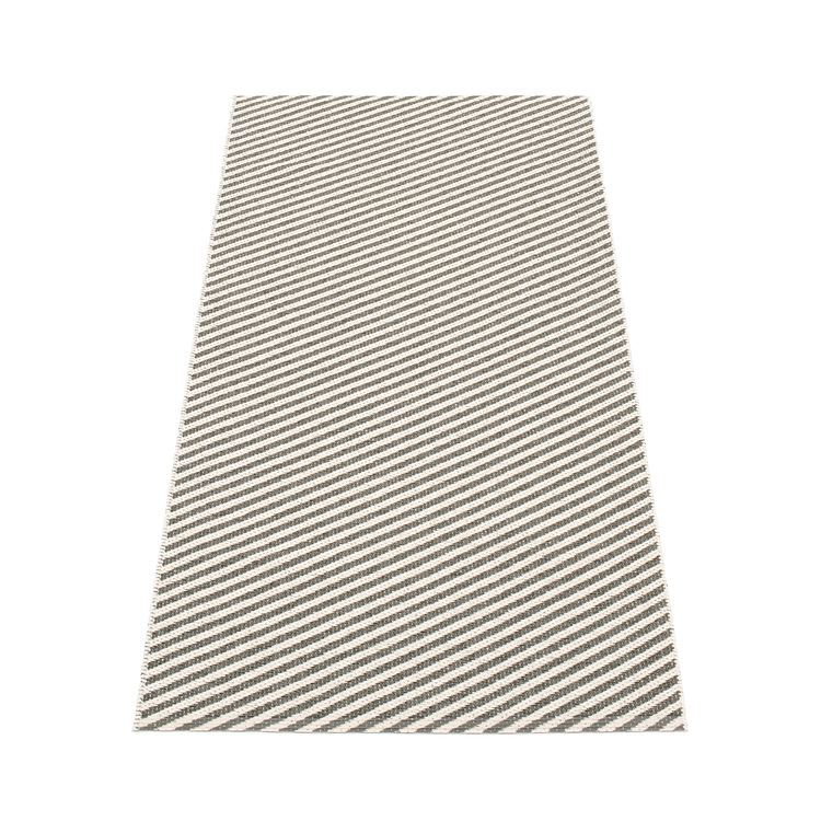 Pappelina matta Will charcoal · vanilla 70x150 cm
