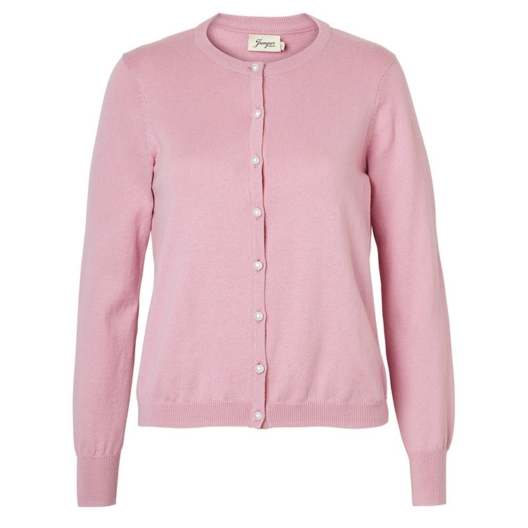 Jumperfabriken Cattis cardigan pearl pink