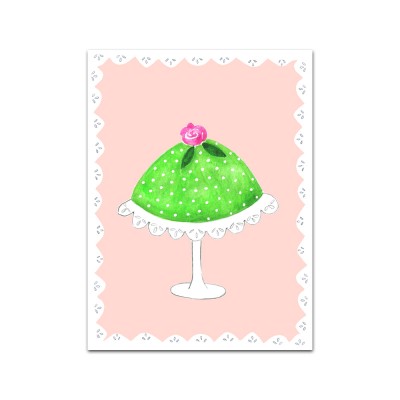 Nobhilldesigners litet kort Princesstårta