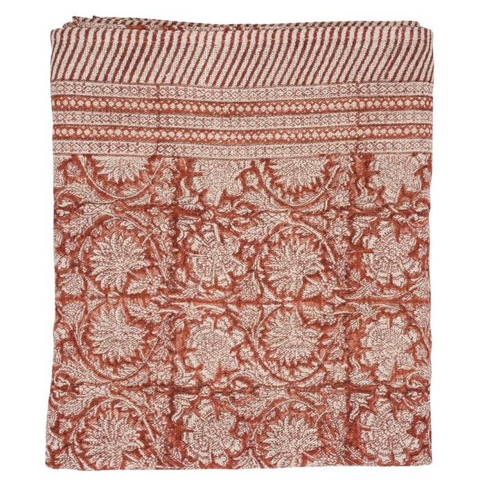 Chamois Paradise duk spicy red linen