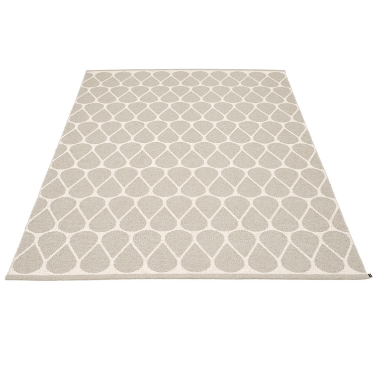 Pappelina matta Otis Linen · Vanilla 180x275 cm