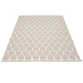 Pappelina matta Otis Linen · Vanilla 180x275 cm