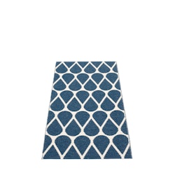 Pappelina matta Otis Ocean blue · Vanilla 70x140 cm