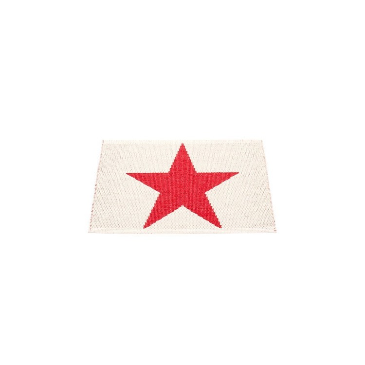 Pappelina matta Viggo One Red · Vanilla 70x50 cm