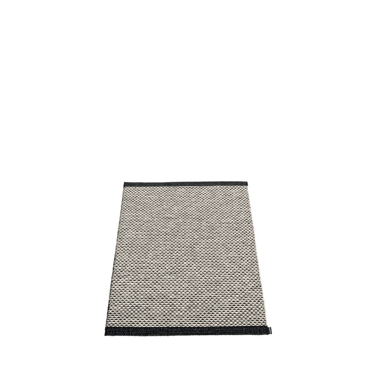 Pappelina matta Effi Black · Warm Grey · Vanilla 60x85 cm