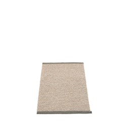 Pappelina matta Effi Charcoal · Light Nougat · Vanilla 60x85 cm