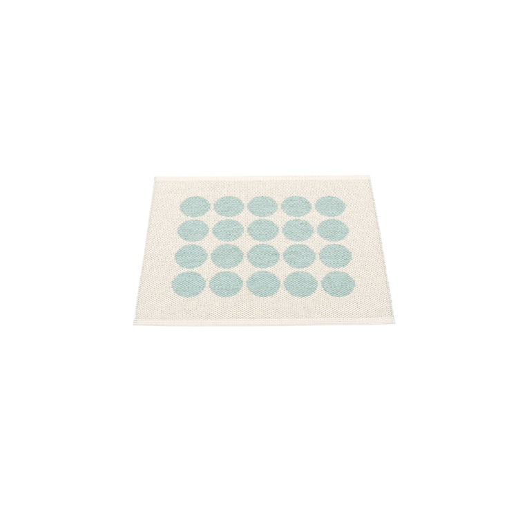 Pappelina matta Fia Pale turquoise · Vanilla 70x60 cm
